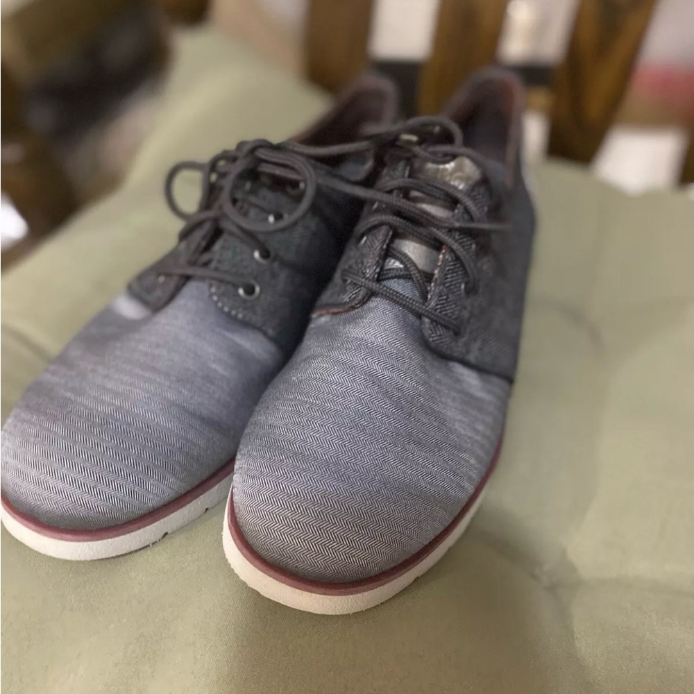 Lace up “bowling shoe style “ bobs shoes